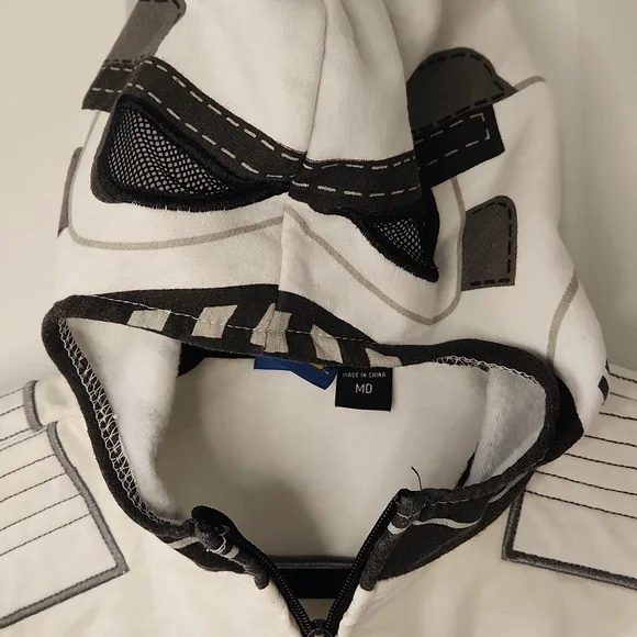 Kids Stormtrooper Jacket - White and Black - Picture 2 of 7